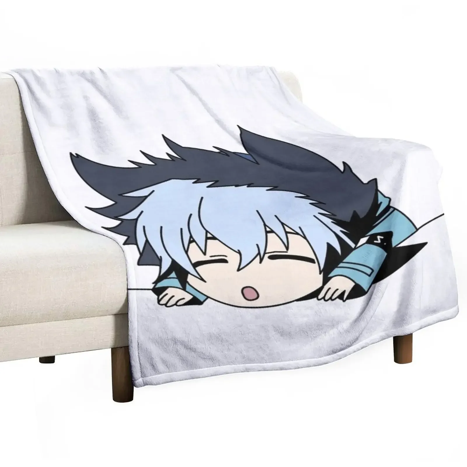 

Servamp - Kuro, Sloth, Sleepy Ash Throw Blanket Fashion Sofas halloween Blankets