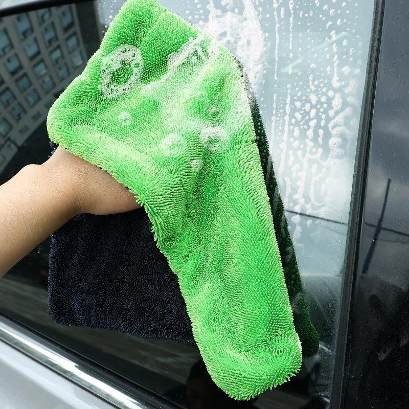 1200GSM Twist Loop Microfiber Towel Large Double Sided Car Drying Towel Super Absorbent and Scratch-Free for Auto Detailing Rag