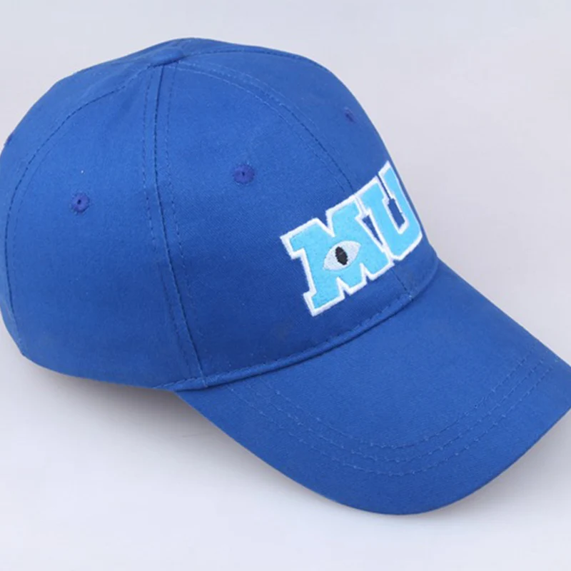 Pixar Monster University MU Baseball Cap For Men Women Sullivan Sulley Mike Embroidery Snapback Cap Cotton Sun Dad Hat Casquette 4