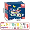 Baby Bath Toys DIY Assembling Track Bathroom Bathtub Kids Play Water Toy Set Duck Slide Toy For Children Toddler accessories 6