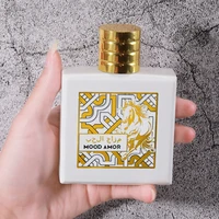 Parfum arabe Mood Amor 100ml unisexe, parfum boisé fougère longue durée, style Moyen-Orient, senteur Black Mustang pour hommes et femmes 2