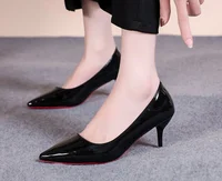 Sexy Red Bottom Women High Heels Classic Ladies Pumps Autumn Leather Dress Heel Shoes for Women Banquet Wedding High Heels - Image 4