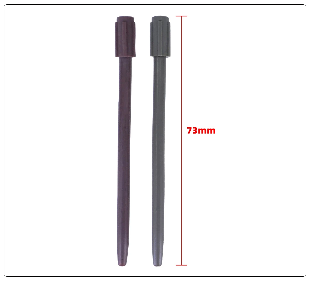 Hirisi AH013 10 Stück 73 mm weiche Gummi-Anti-Verwicklungshülsen zum Karpfenangeln, Inline-Blei-Rohr-Terminal-Gerät für Karpfen-Rigs – Detail 6