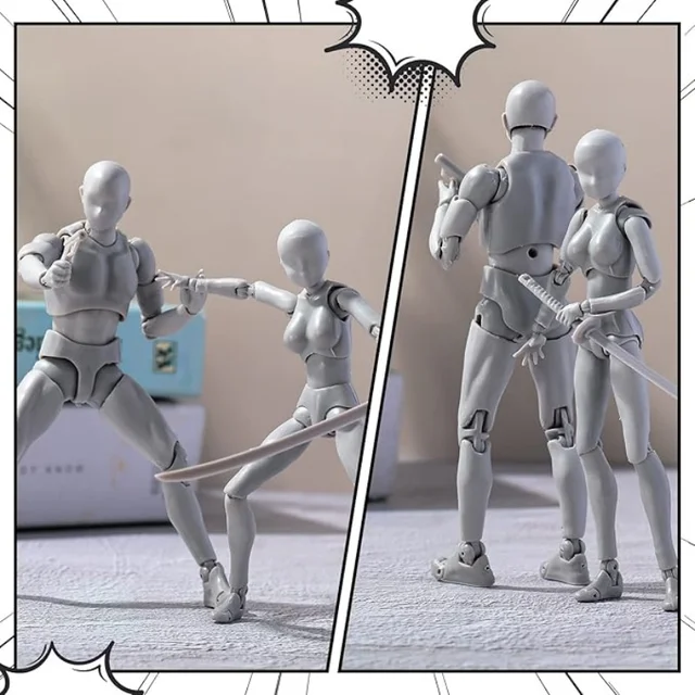 Draw Sketch Movable Male Female Shf Action Figure Body Kun Body Chan Joint Pain Anime Figure  Toy Model Draw Mannequin 1