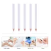 30 Pcs Absorb White Pencil Safe to Use Nail Tool Gems Picking Little Bit Dotting Wooden Rhinestone Picker Whitening 5