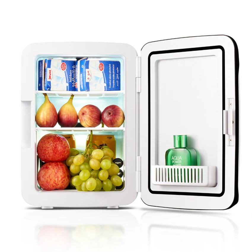 10L Mini Refrigerator Refrigeration Heating For Household And Car Use Portable Freezer 12V 220V 55W