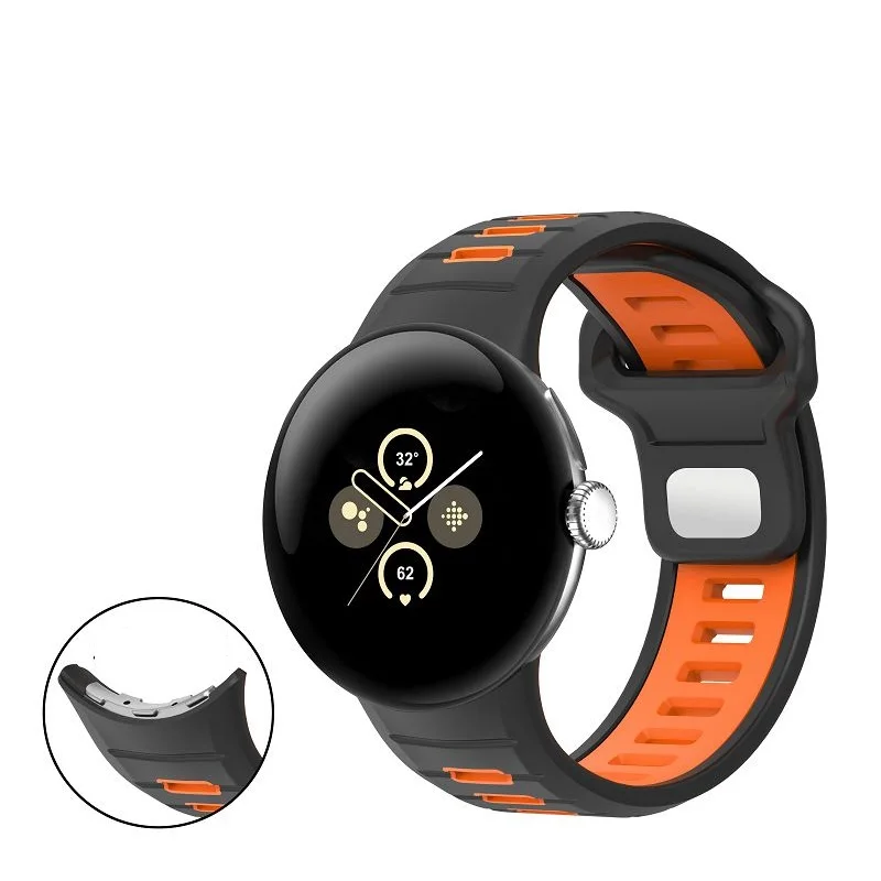 Two-Tone Sport Silicone Strap