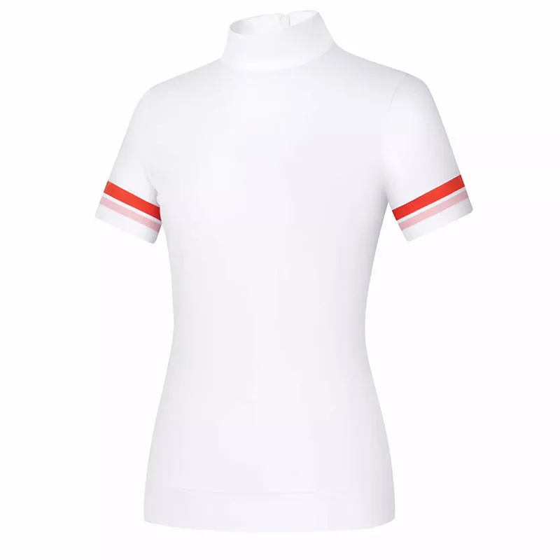 New Golf Women's Short sleeve Top Quick drying Breathable Sports Shirt Casual Round Neck Shirt Summer GOLF Ball Wear