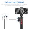 1080P Auto Repair Borescope rotary Endoscope for Car 6MM/8.5MM 180 Degree Steering Inspection Lens With 8 LED Carring Bag IP67 3