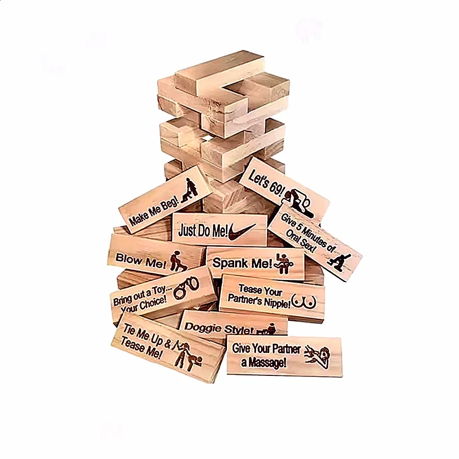 Adult Sex Block Games Feature Wooden Blocks Designed For Couples With Fun Stacking Ideas And Anniversary Date Night Dice