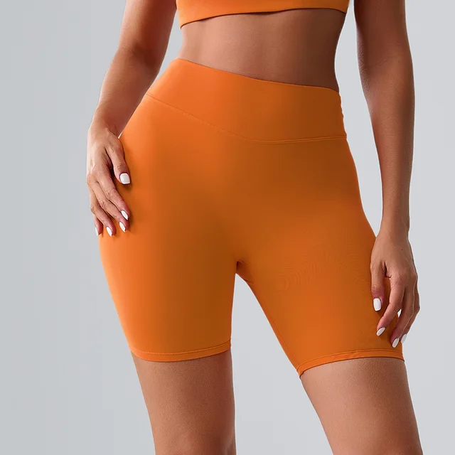 Short de motard de sport pour femmes, short de Yoga taille haute, short de cyclisme, Leggings de Fitness Push Up, contrôle du ventre, short Slim