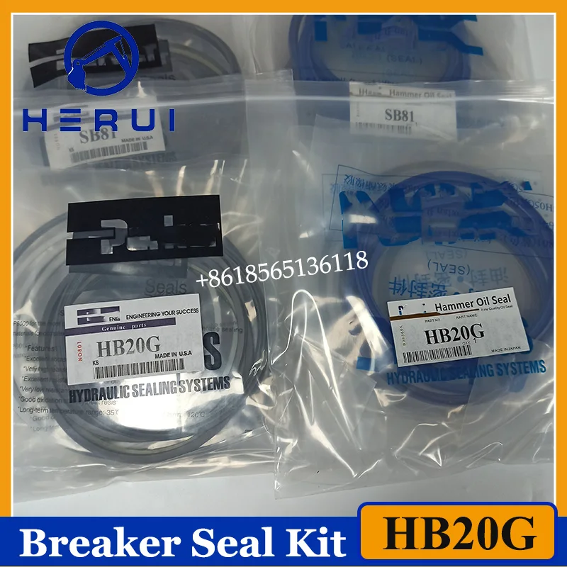 

High Quality HB20G Breaker Seal Kit HB 20G Hydraulic Hammer Oil Seals