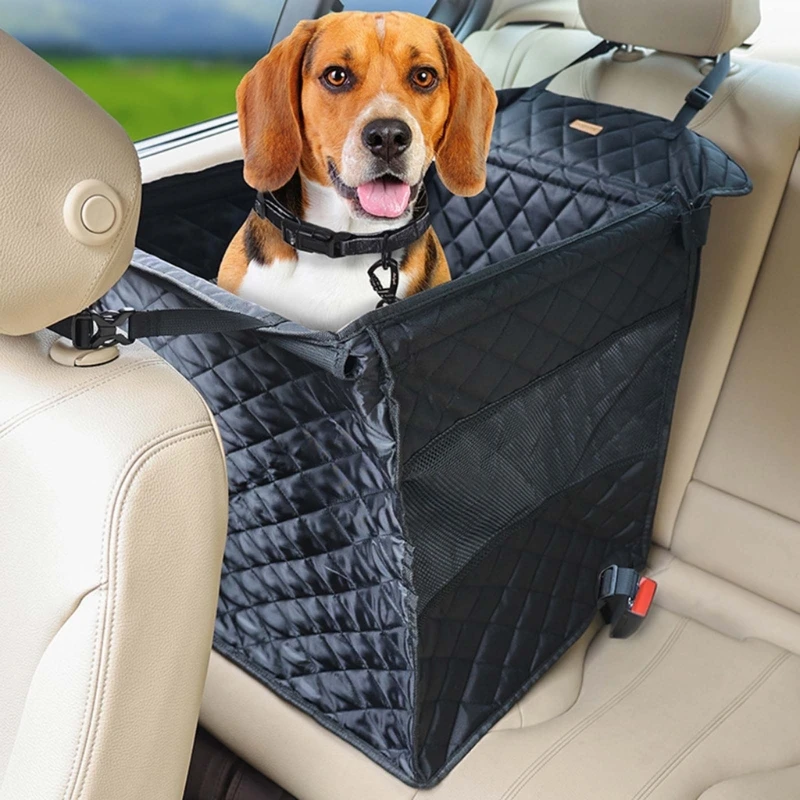 

Portable Cat Dogs Bed Travel Car Safety Pet Transport Carriers Soft Sofa Large Space Cats Cushions Basket Protector