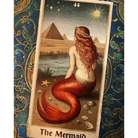 6*12cm The Zammer Twins 1st Edition Oracle Deck 50 Pcs Cards 2