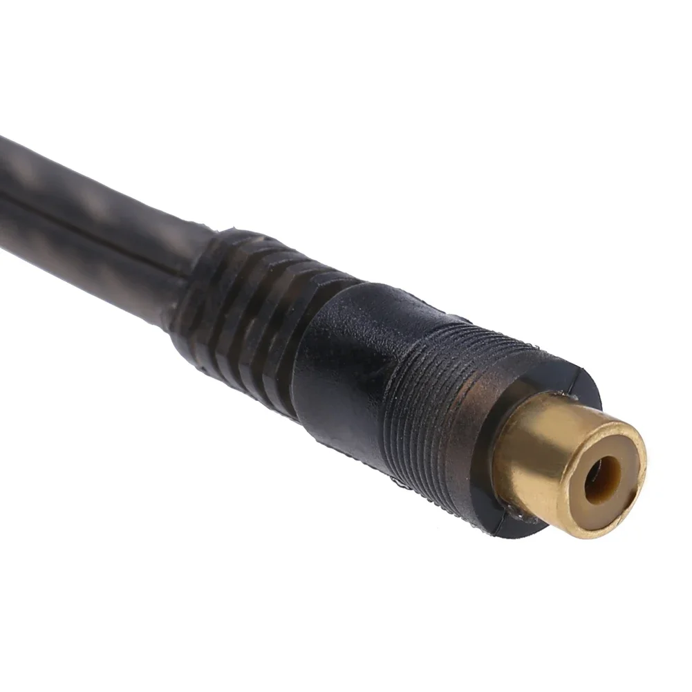 1pc 27cm 1 RCA Female to 2 RCA Male Splitter Cable for Car Audio System