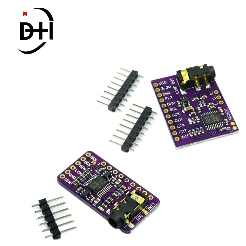 Interfaccia I2S Pcm5102A Dac Decoder Gy-Pcm5102 Modulo Lettore I2S Per Scheda Formato Raspberry Pi Phat Scheda Audio Digitale Pcm5102 4