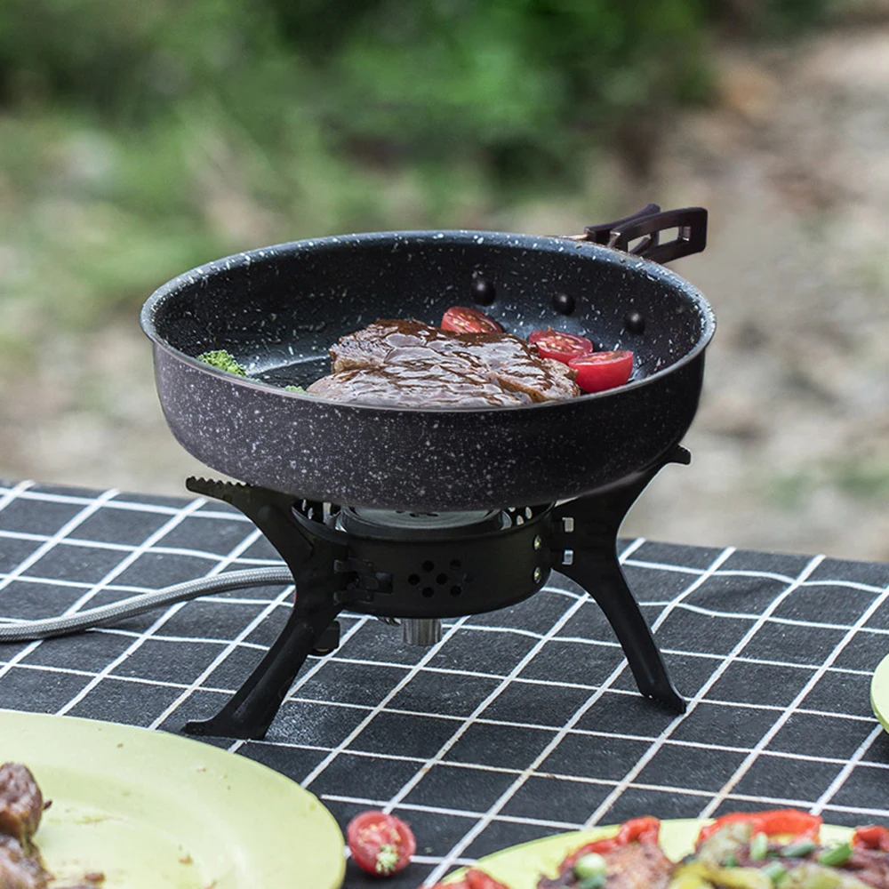 Lightweight Collapsible Camping Pan Nonstick Omelet Pan Outdoor Folding  Quick Heating Omelet Maker Fry Pan for Camping Hiking - AliExpress