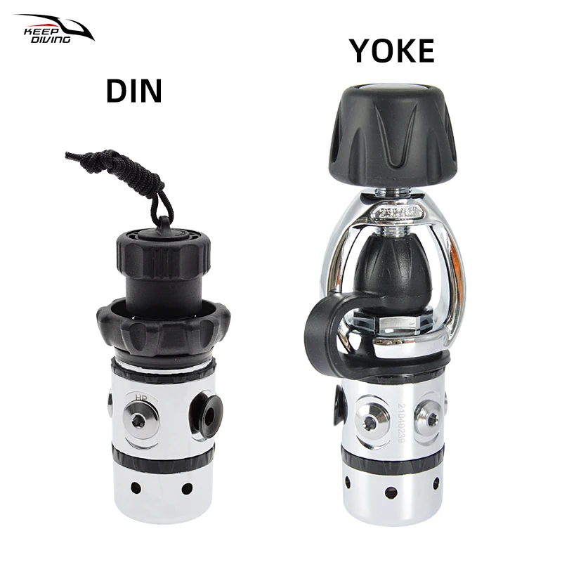 1PCS DIN/YOKE Piston First Stage Regulator 5 Hole Pressure