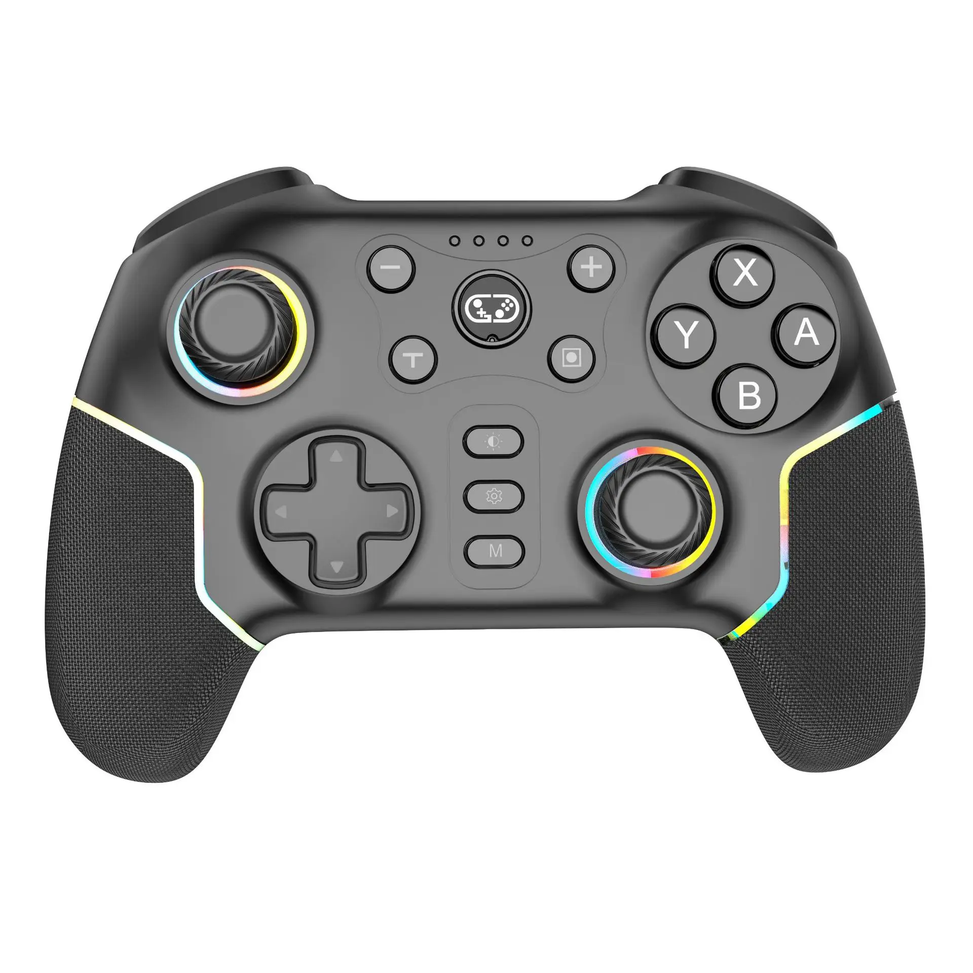STK-7052 Bluetooth wireless Hall joystick game controller for Switch Android IOS PC six axis vibration suitable RGB lighting ﻿