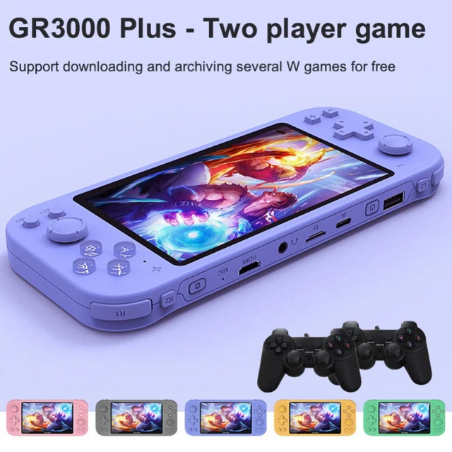 Console de jeu portable GR3000, écran HD de 5.1 pouces, rétro, pas cher,  cadeaux pour enfants, prise en charge de deux joueurs, 64 go extensible,  nouvelle collection - AliExpress