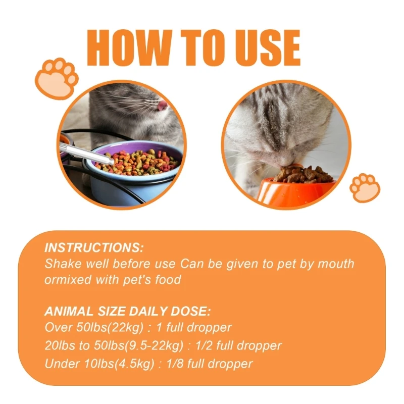 Calming Essential Oil for Dog Cat Natural Organic Calming Drop Safety Effective Pains Anxiety Stress Joint Skin Health B03E