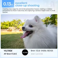 NEW Viltrox 9mm F2.8 Air Auto Focus Ultra-Wide APS-C Prime Lens for Sony E-Mount ZV-E10 ZV-E10II A6400 Nikon Z-Mount Z30 Z6III - Image 6