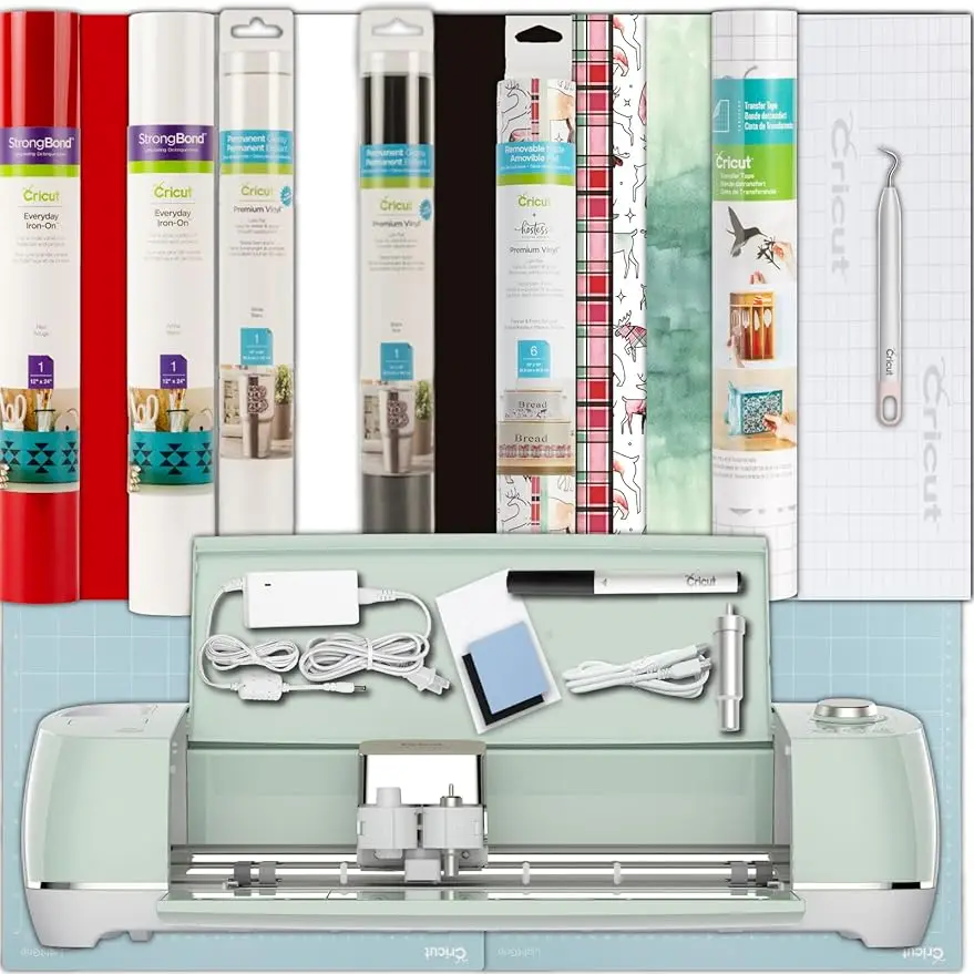 

Cricut Explore Air 2 с задним ковриком, светильник Rolls и Strong Bond каждый день, виниловый с узором