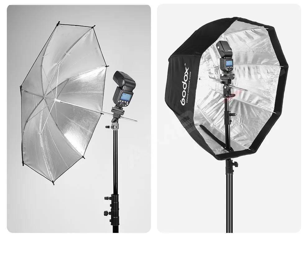 GODOX B Type  D Type  E Type AD-E Flash Hot Shoe Adapter Trigger Umbrella Holder