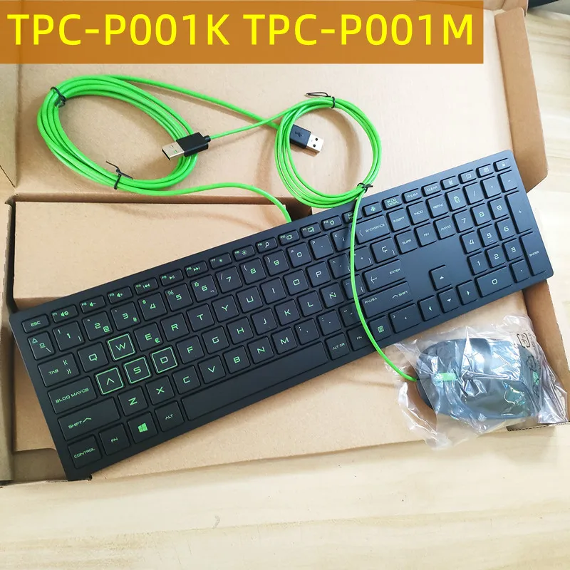 다국어 레이아웃 USB 유선 키보드 및 마우스 세트 (HP 노르딕 스페인 러시아 태국 세르비아 캐나다 프랑스 영국 아랍어 그리스어용)