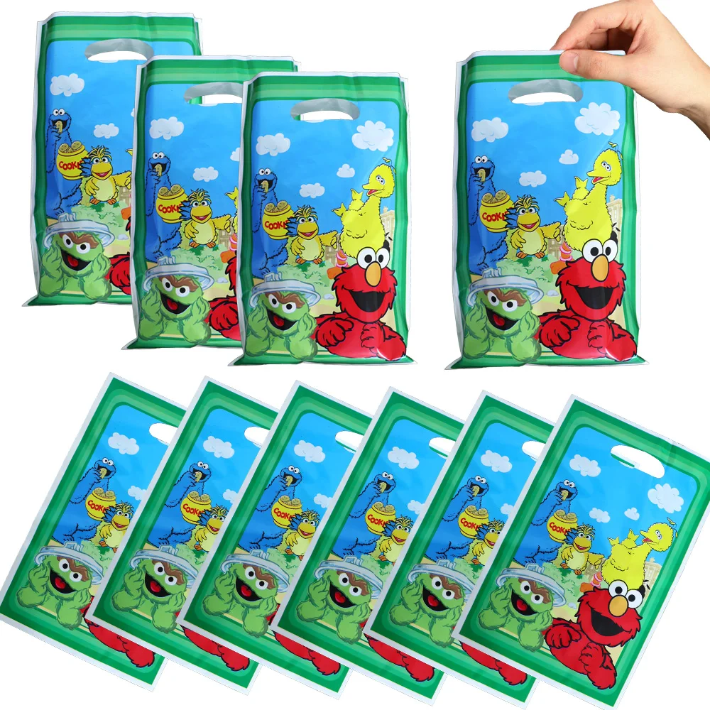 30 pcs Elmo Sesame Street Party Favor Bags Candy Treat Birthday Loot Gift Sack 