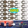 Metal Button Extender Pants Jeans Free Sewing Adjustable Retractable Waist Extenders Button Waistband Expander for DIY Sewing 1