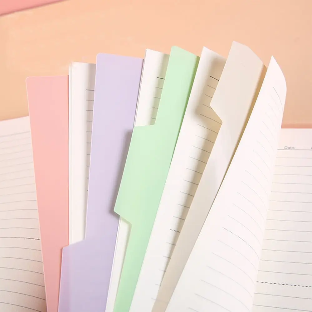 for Notebook Folders Sheet Protectors Plastic Binder Index Dividers Binder Page Dividers 4 Tab Multicolor Index Tabs