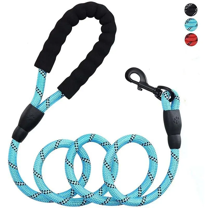 Pet Reflective Leash Nylon Round Leash Explosionproof Punch Dog Walking Round Without Strangulation dog leash,pet accessories