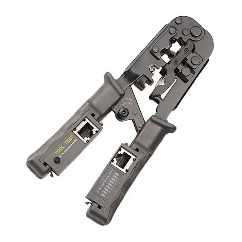 

Crimper Cable Cutter Anti Slip Wire Stripper Multifunctional Stripping Crimping Pliers For Insulated Electrical Connectors