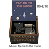 Song FLY Me To The Moon Music Box Wooden Black Print Gift for Wife Lovers Birthday Christmas Valentine's Day Home Decor 2