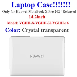 Premium Shockproof Laptop Case - Durable Hard Protective Cover (Crystal transparent)