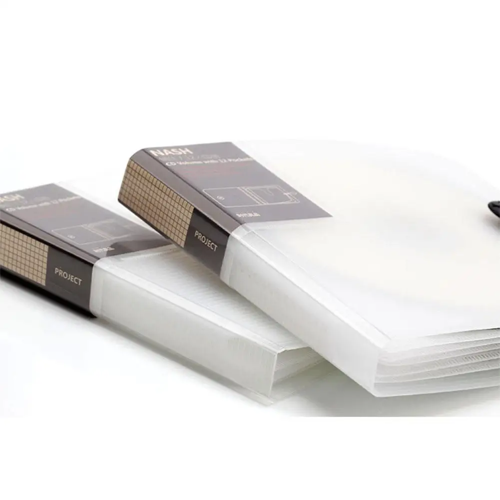 Sf8e21199c2c840f491a7e4da98976dceL Portable 12 Pcs DVD CD Storage Case CD/DVD Case Wallet Storage Holder Booklet CD Sleeve Plastic Bag Album Box Cases With Buckle Mallzona