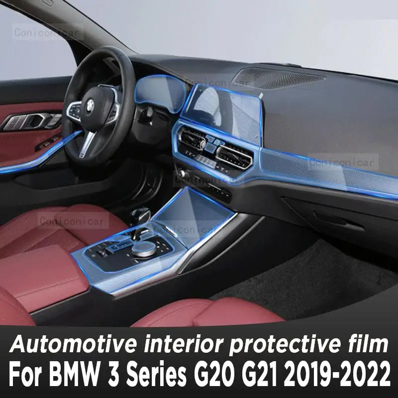 

Для BMW 3 серии G20 G21 2019-2022 панель редуктора навигации автомобильного интерьера защитная пленка ТПУ наклейка против царапин