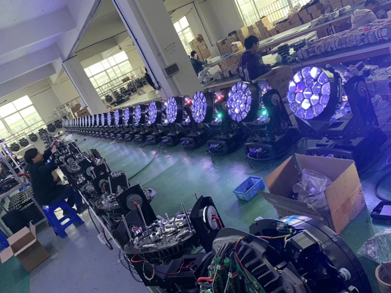 전문 400W RGBW LED 무대 DJ 조명 무빙 빔 바, 오디오 비디오 및 조명용, 4 인 1