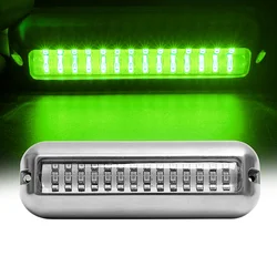 Marine - Grade Waterproof Stainless Steel LED Light (42LED Green)