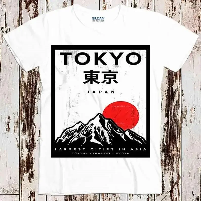 

Tokyo Kyoto Nagasaki Japan City Asia Super Cool Best Gift Top Tee T Shirt 8917