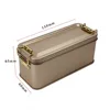 New Metal Rectangular Iron Box with Lid Storage Box Cake Packaging Box Durable Old-fashioned Buckle Iron Box 6