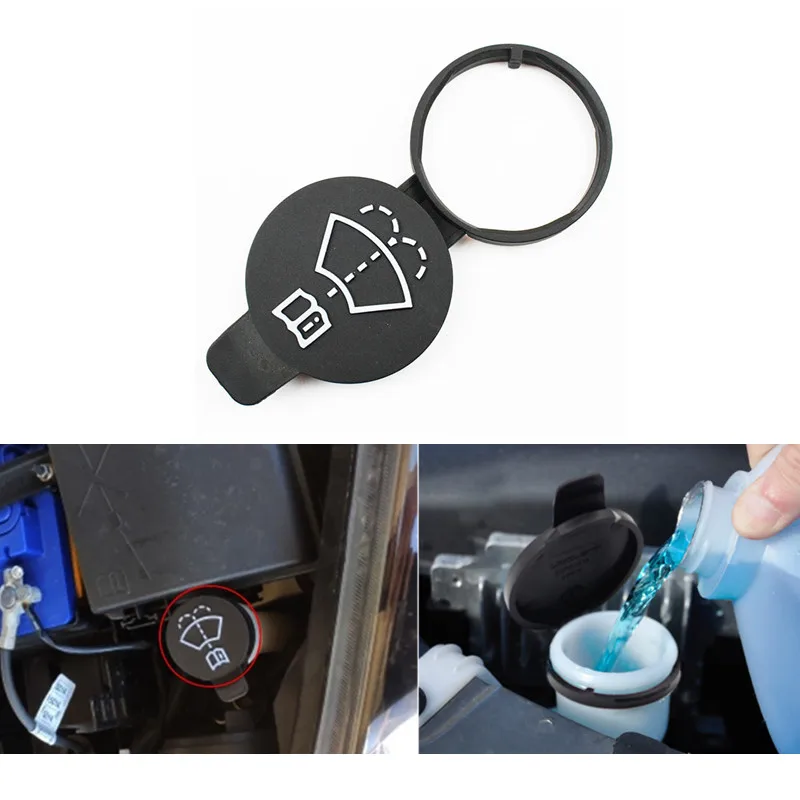Car Tank Bottle Cap Cover Windshield Wiper Washer Fluid Reservoir Opel ADAM ASTRA J K CORSA E INSIGNIA MOKKA VIVA Meriva fuel tank cover fuel tank cap oil fuel cap windshield washer cap windshield washer tank cap windshield washer cover car bumper hook cap