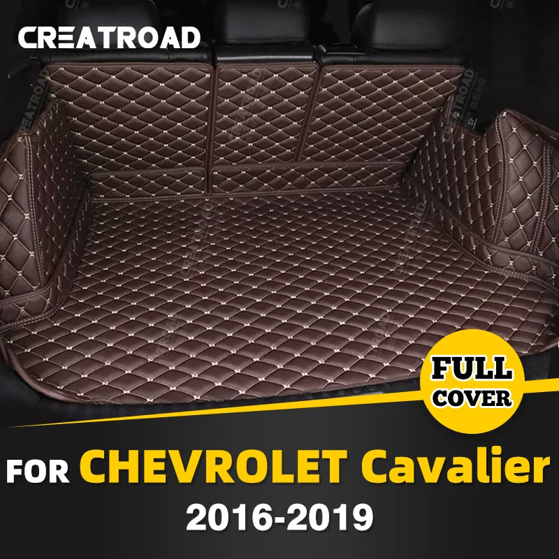 

Автомобильный коврик для багажника с полным покрытием для Chevrolet кавалера 2016-2019 18 17, Накладка для багажника автомобиля, аксессуары для защиты интерьера