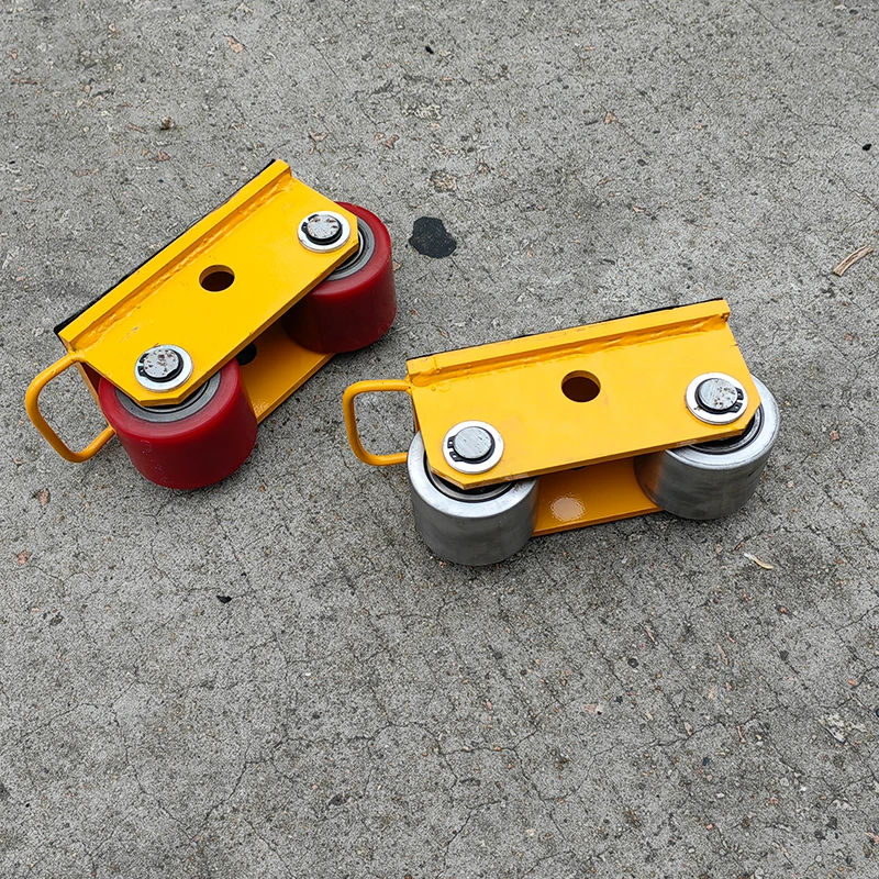 Carrello per la movimentazione Go dritto, due ruote, spostamento di oggetti pesanti, ruota in gomma con ruota in acciaio di mucca, carrello - immagine 3