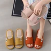 2024 Linen Home Slippers Soft Sole Silent Breathable Shoes in Spring Cotton and Linen Slippers for All Seasons Anti Slip Indoor 2