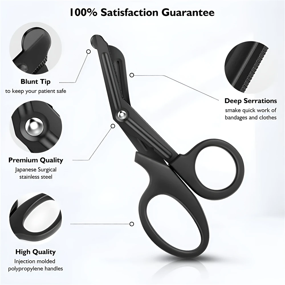 Survive Rescue Scissor Gauze Cutter Emergency First Aid Shear Outdoor Clothes Cutting Gardening Tactical Medical Scissors Tools first aid scissors emergency shears