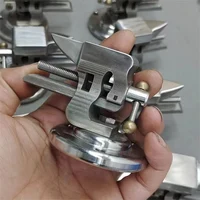 Small Steel Cannon Pliers Desktop No. 45 Steel Vise, Rotatable for Repairing Glasses, Clocks, Gold Jewelry 1