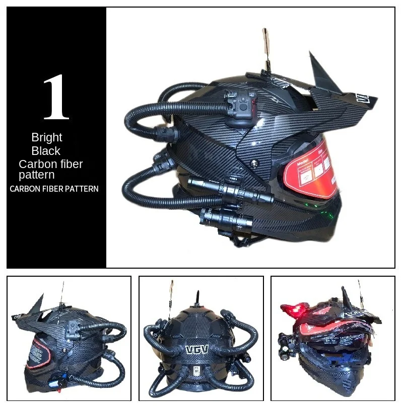 Motorcycle Bluetooth compatible Helmets Full Face Built In Integrated Communication