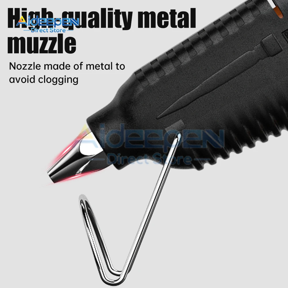 110V 220V 100W Hot Melt Glue Gun Household Industrial Mini Guns Electric Heat Temperature Tool Use 11mm Glue Sticks EU/US Plug
